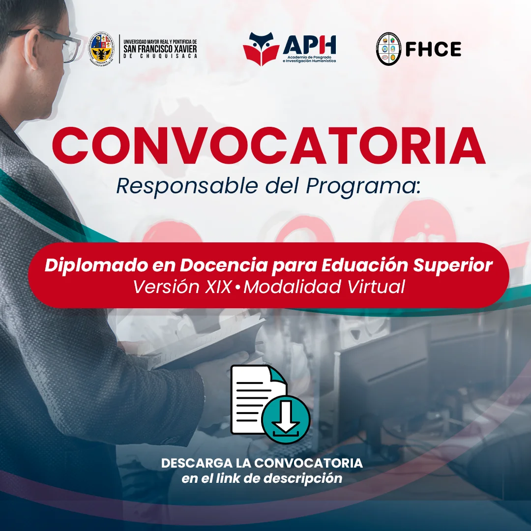 Responsable del Programa: Diplomado en Docencia para Educación Superior Version XIX, Modalidad Virtual