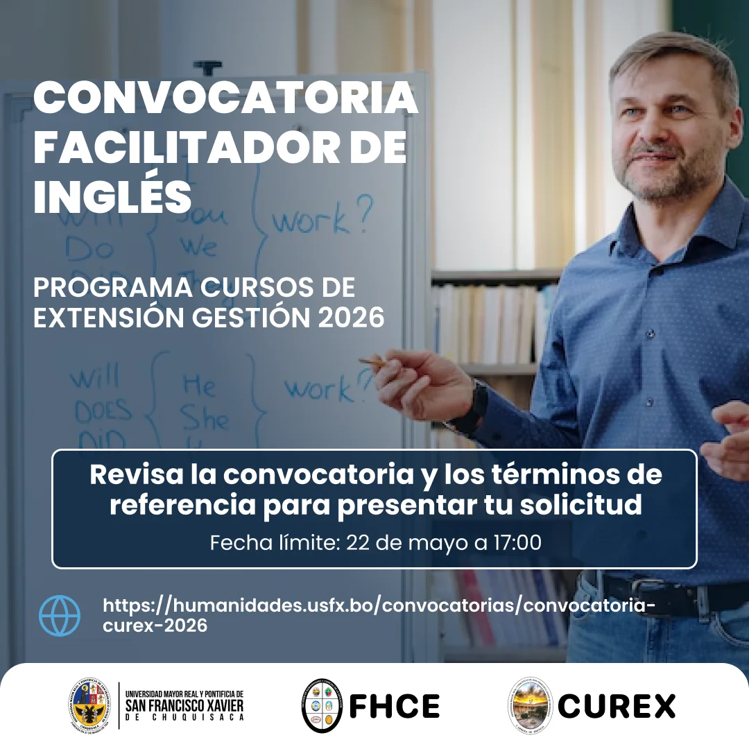 Convocatoria para Facilitador para el Programa de Cursos de Extensión 2026