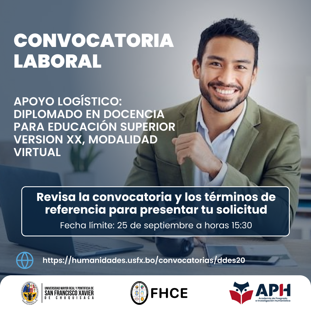 APOYO LOGÍSTICO: DIPLOMADO EN DOCENCIA PARA EDUCACIÓN SUPERIOR VERSION XX, MODALIDAD VIRTUAL